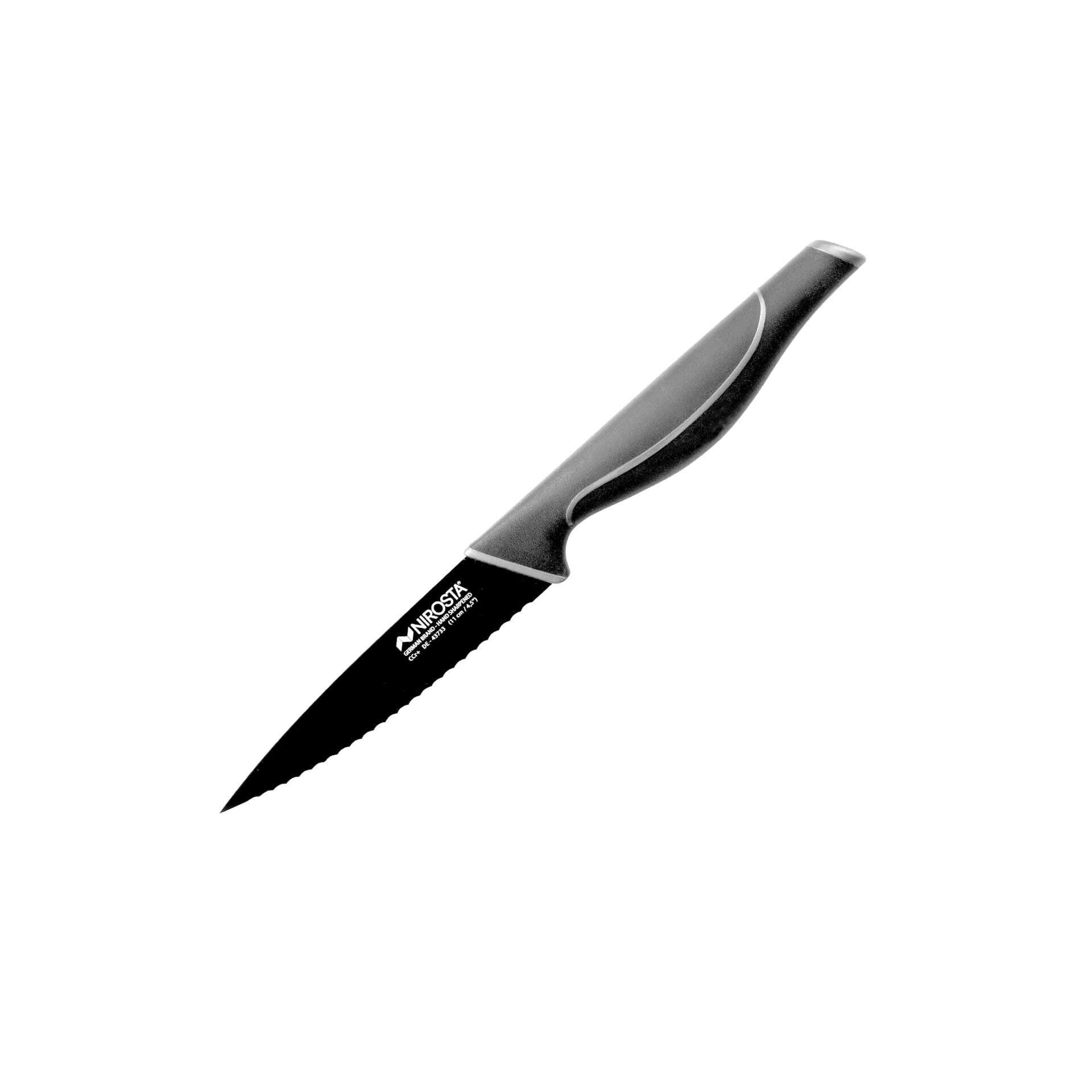 Kjøkkenkniv tagget Wave 11 cm non-stick blad - Nirosta forfra