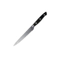 Kjøkkenkniv Trinity 14 cm tagget rustfritt stål blad - Nirosta forfra