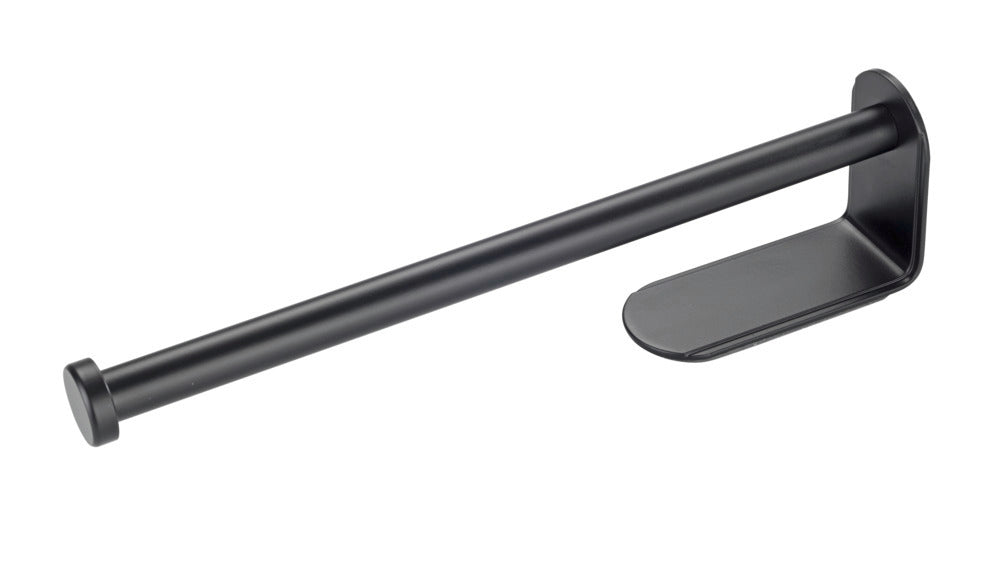 Kjøkkenrullholder Nio svart aluminium fra front