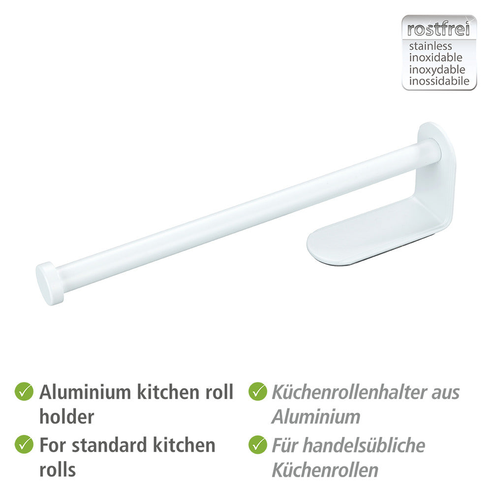Kjøkkenrullholder Nio hvit aluminium bakside