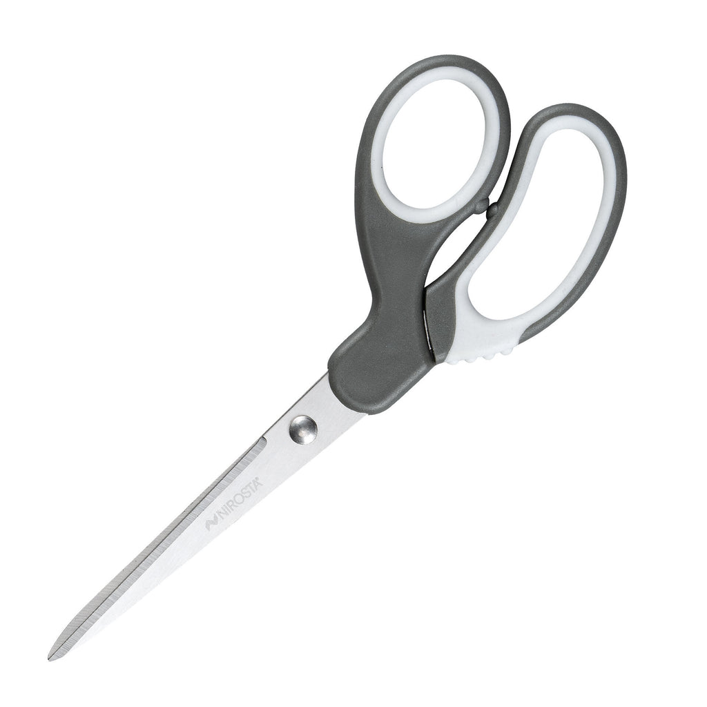 Kjøkkensaks 22 cm rustfritt stål med soft-grip - Nirosta forfra