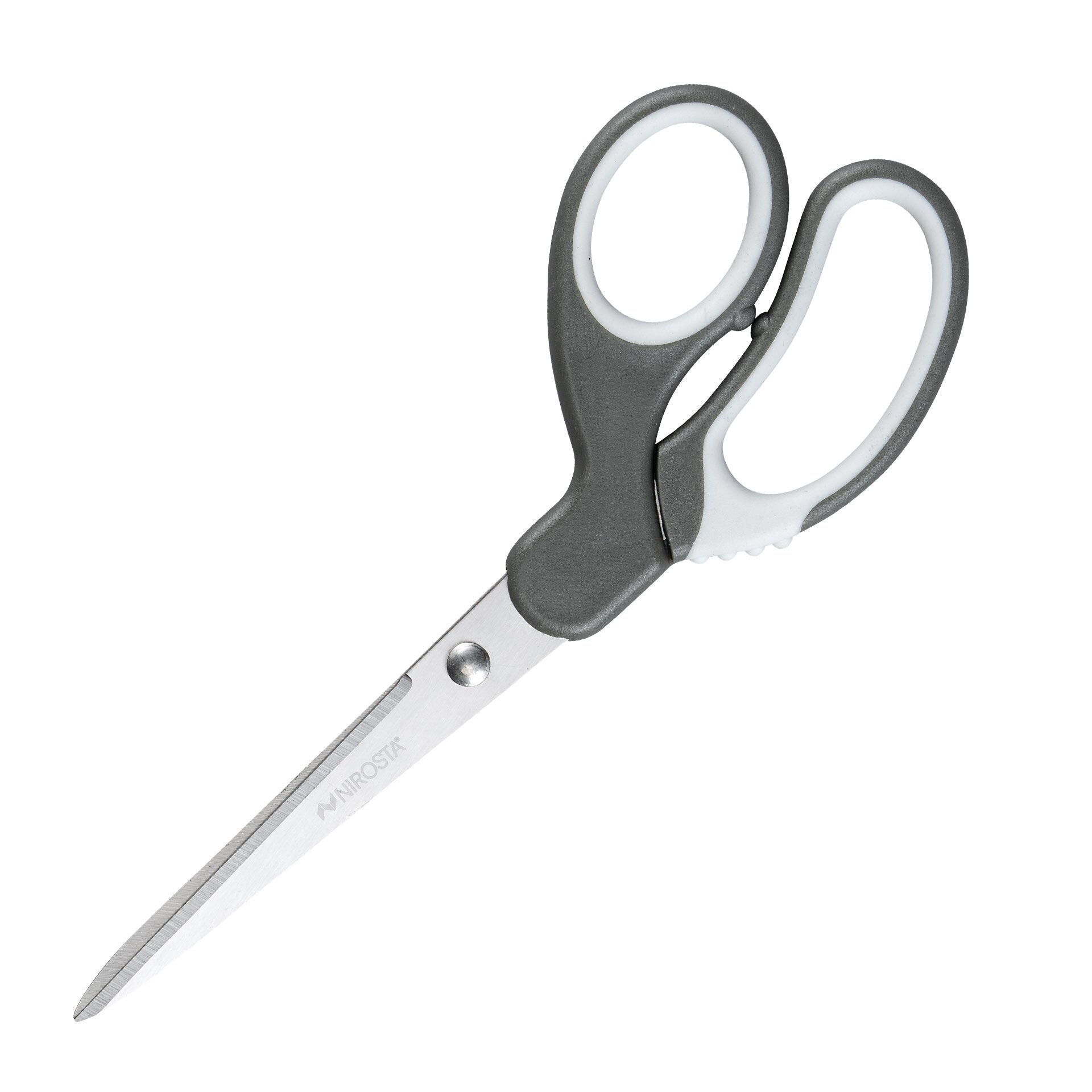 Kjøkkensaks 22 cm rustfritt stål med soft-grip - Nirosta forfra