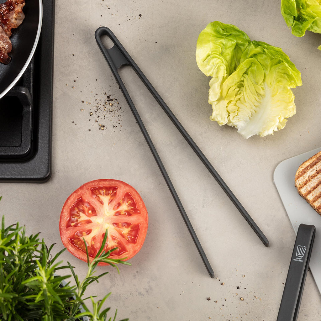 Kjøkkentang silikon 20 cm varmebestandig 230 °C detalj nærbilde