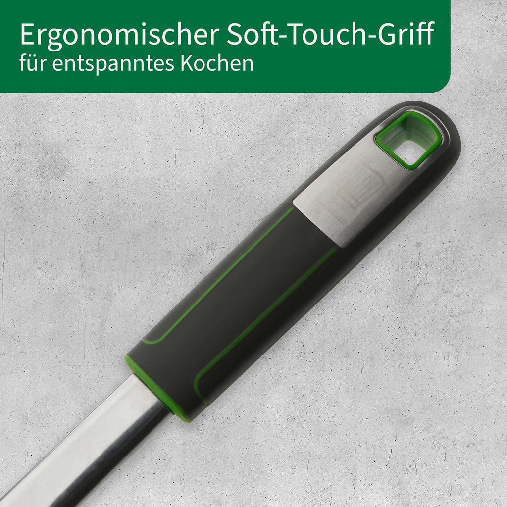 Kjøtthammer 26 cm aluminium med soft-touch grep i bruk