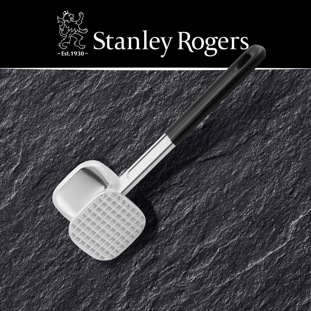 Detalj av håndtak på kjøtthammer aluminium 26 cm med to sider - Stanley Rogers