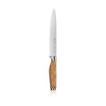 Kjøttkniv 20 cm oliventre Grand Wood forfra