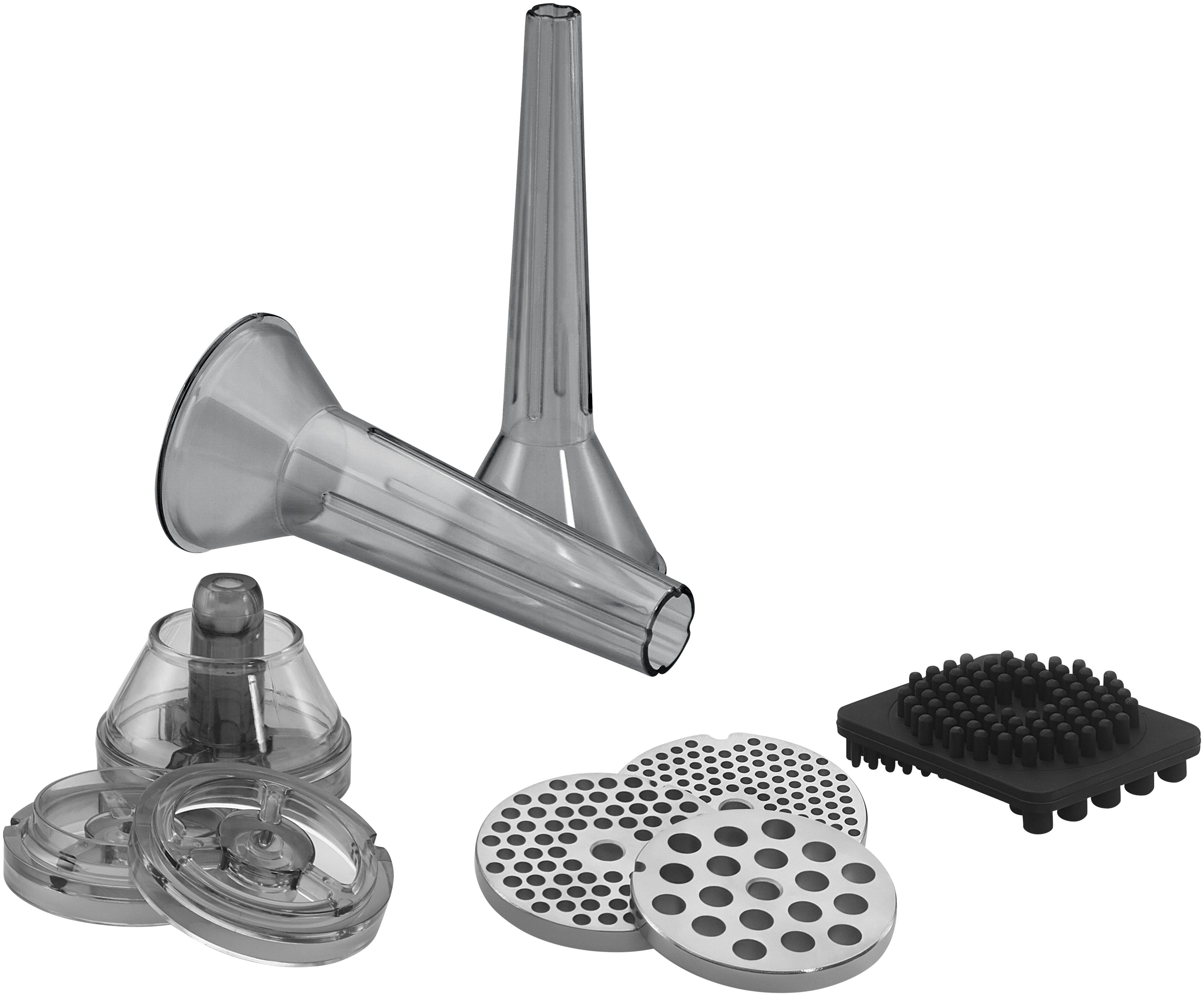 Nærbilde av tilbehør til Kjøttkvern elektrisk Profi Plus med tilbehør - WMF