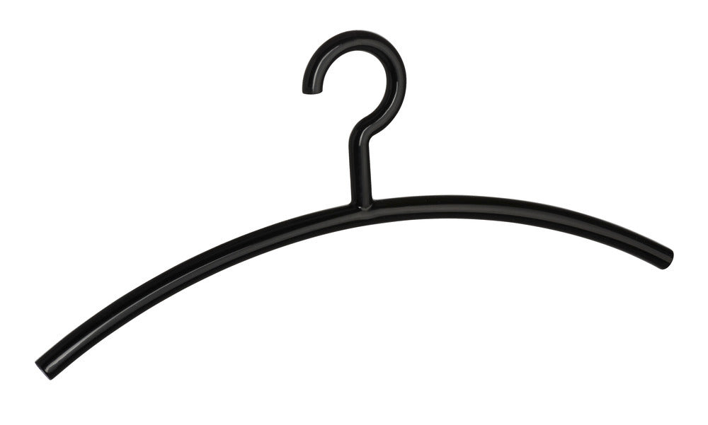 Kleshenger plast svart plassbesparende 45 cm - WENKO forfra