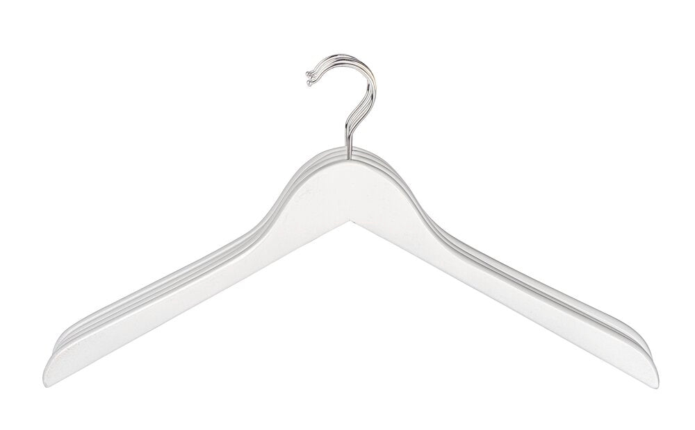 Kleshengere Blanca tre hvit 12-delt sett bakside