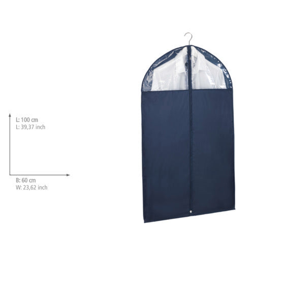 Nærbilde av blå polyester stoff på Klespose Business 100 x 60 cm