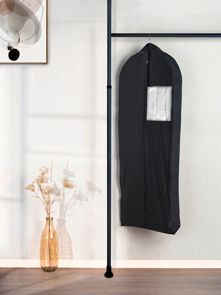 Nærbilde av glidelås på klespose jumbo XXL 60 x 135 x 12 cm svart