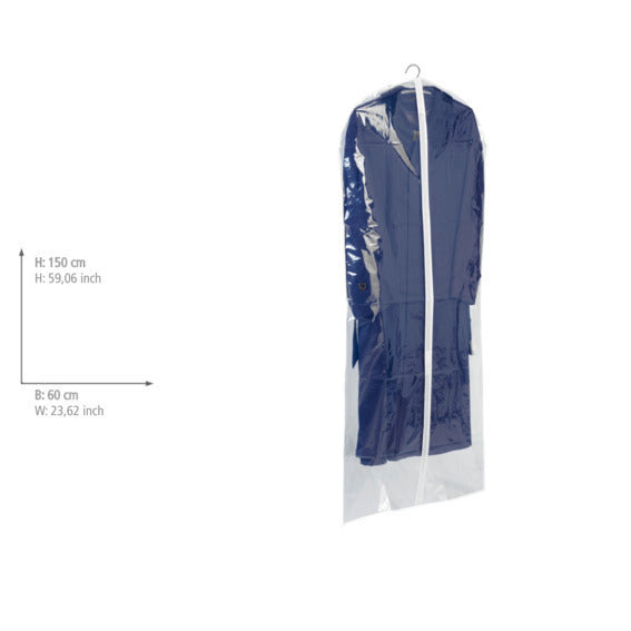 Klespose transparent 150 x 60 cm støvfri oppbevaring Wenko detalj