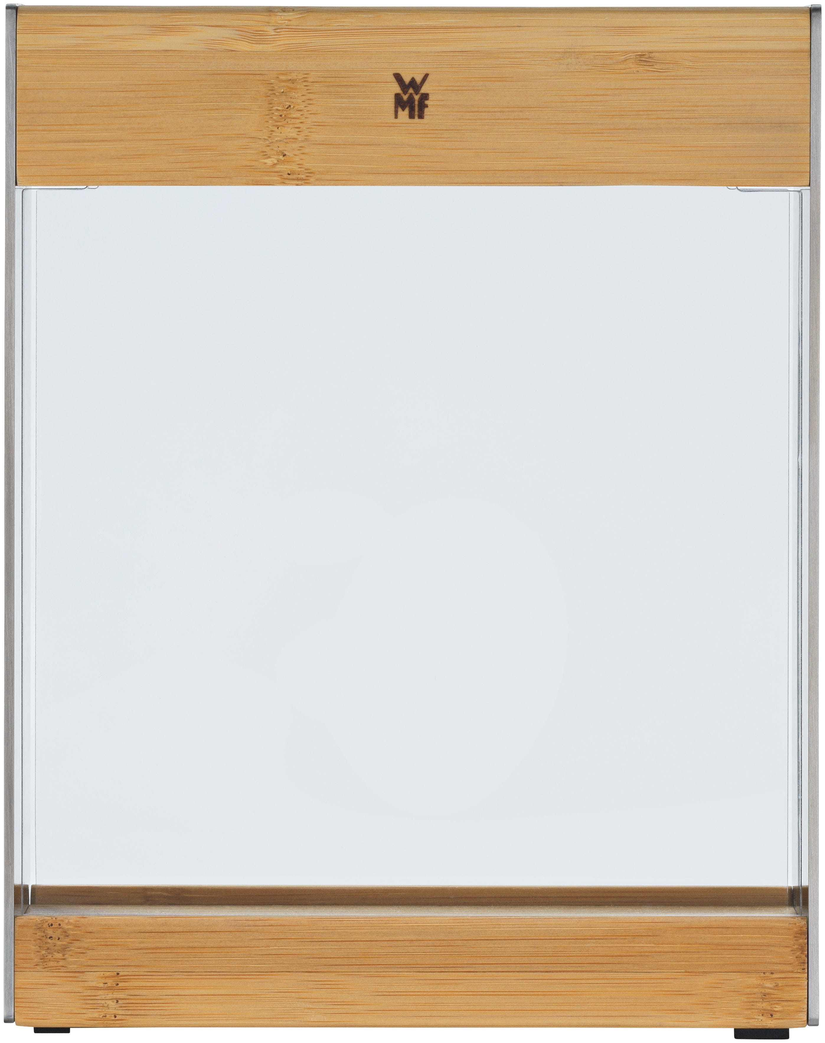 Knivblokk transparent for opptil 9 kniver - WMF montert på kjøkkenbenk