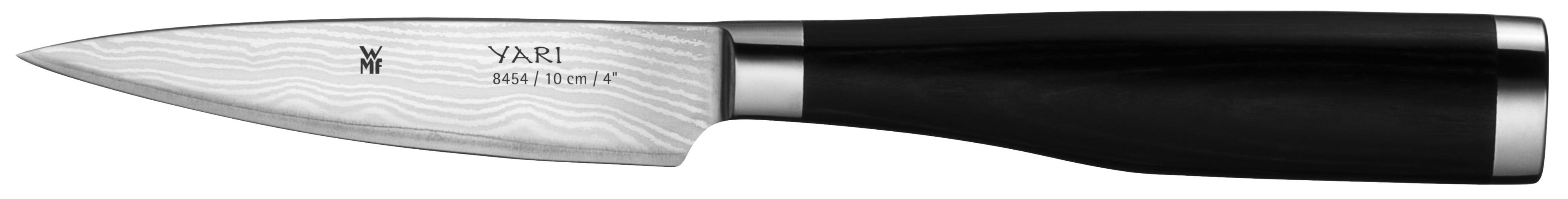 Detalj av trehåndtak i Knivset 3-delt damaskusstål med trehåndtak 20/15/10 cm - WMF Yari