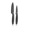 Knivsett 2-delt Touch svart med kokkekniv og universalkniv - WMF forfra