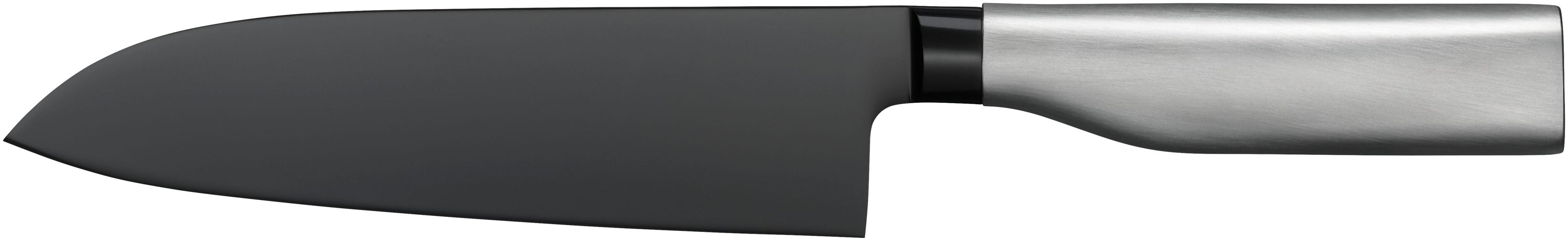 Knivsett 2-delt Ultimate Black santokukniv og kokkekniv 18,5 cm bakside