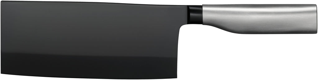Detaljbilde av Knivsett 2-delt Ultimate Black santokukniv og kokkekniv 18,5 cm