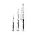 Knivsett 3-delt Grand Gourmet rustfritt stål WMF forfra