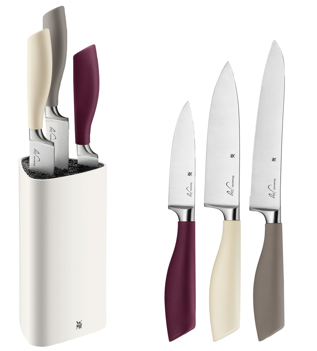 Knivsett 4-delt Elements rustfritt stål - WMF bakside