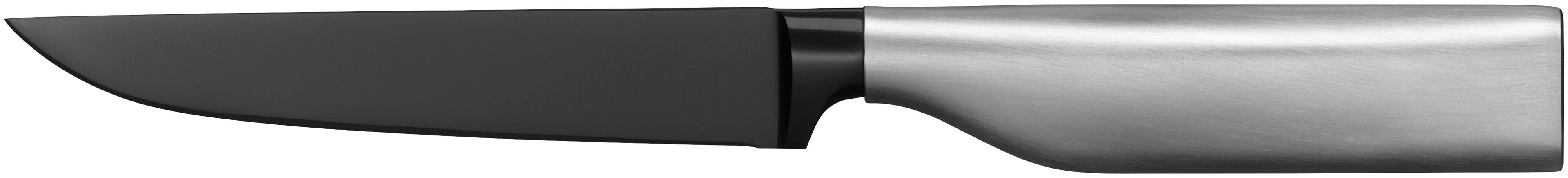 Knivsett 5-delt Ultimate Black med knivblokk nærbilde av klinger