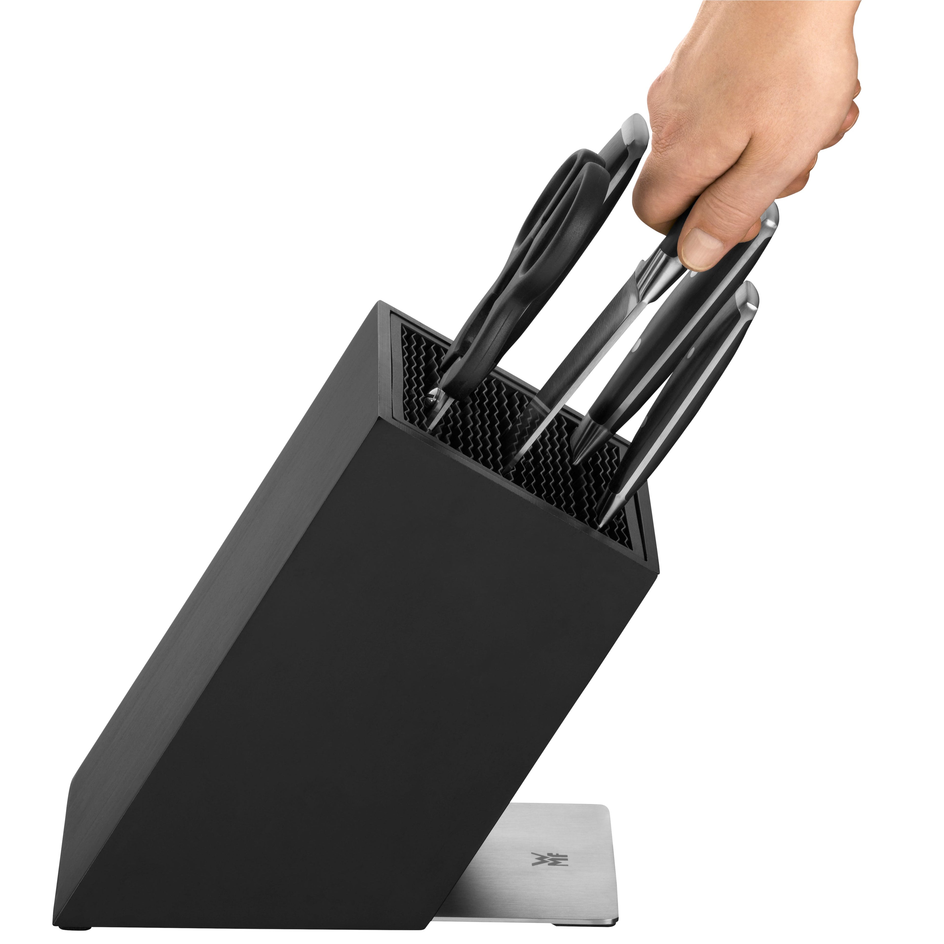 Knivsett 6-delt Grand Class med FlexTec knivblokk etikett og logo