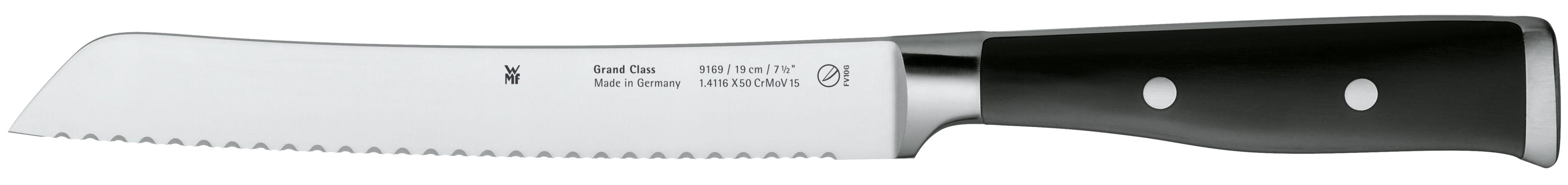 Knivsett 6-delt Grand Class med FlexTec knivblokk nærbilde av knivblad