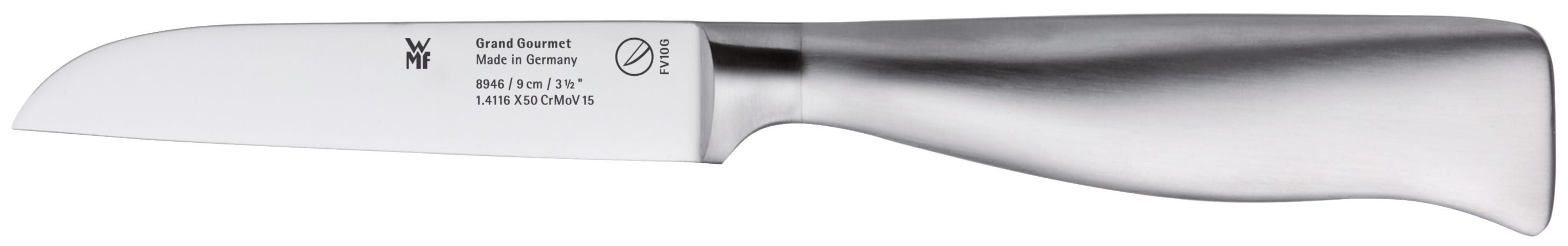 Kniver i Knivsett 6-delt Grand Gourmet med FlexTec knivblokk sett ovenfra