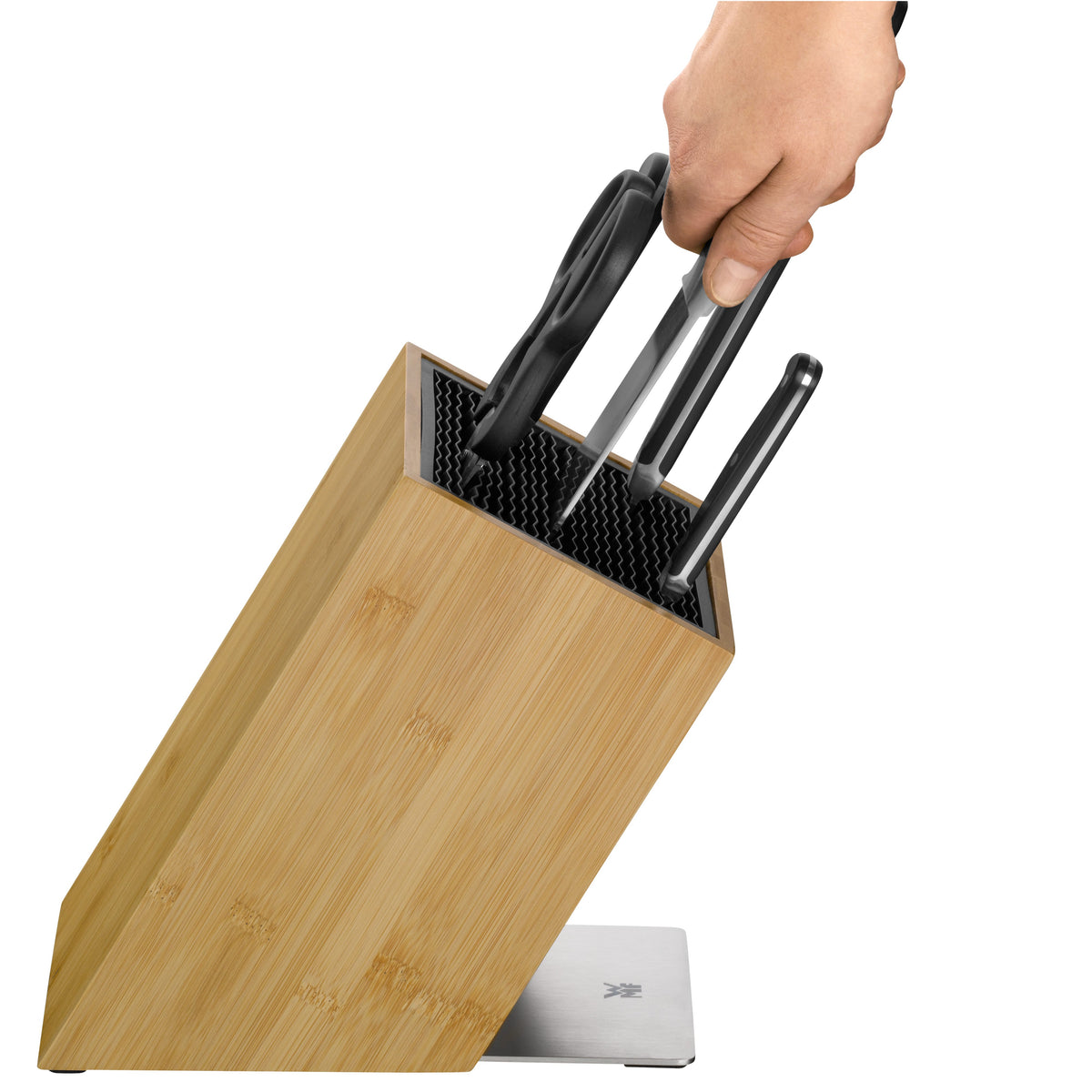 Knivsett 6-delt Spitzenklasse Plus med FlexTec knivblokk vist fra siden