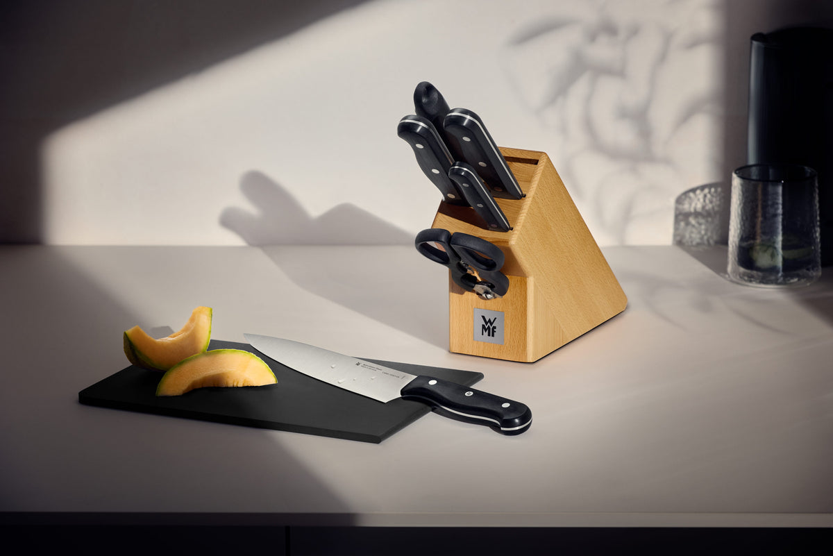 Knivsett 6-delt Spitzenklasse Plus med FlexTec knivblokk pakket i eske