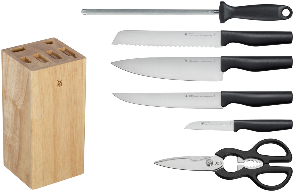 Knivsett 7-delt Impulse rustfritt stål - WMF bakside