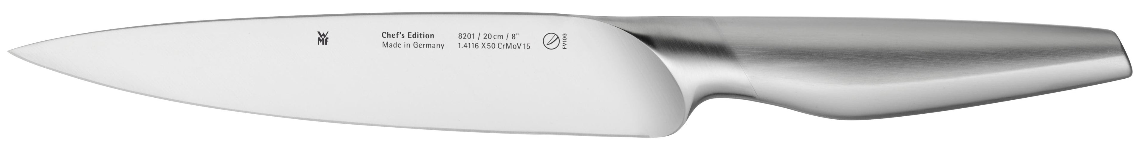 Nærbilde av ergonomisk grep i Knivsett 6-delt Chef's Edition WMF