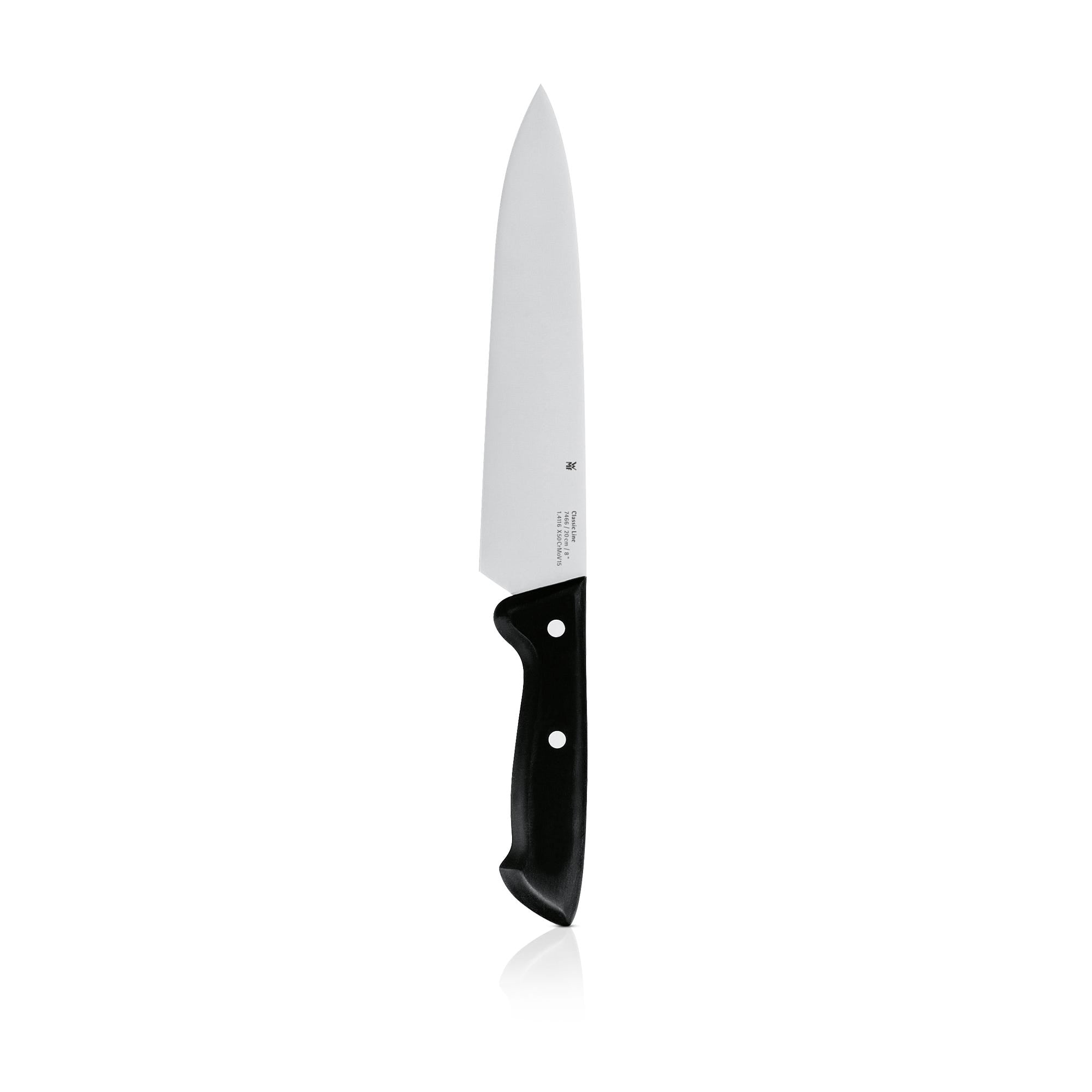 Kokkekniv 20 cm Classic Line stål - WMF forfra