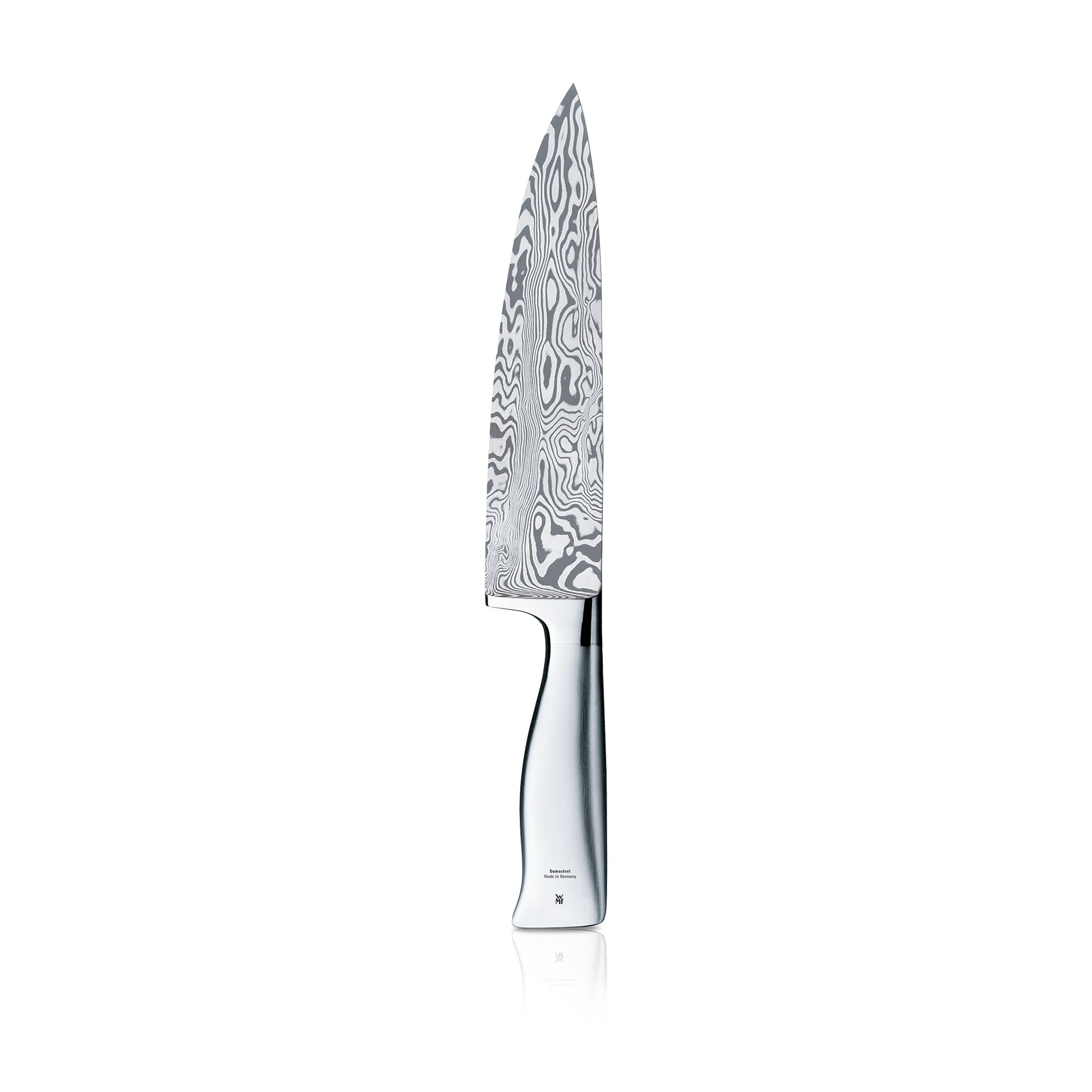 Kokkekniv 20 cm Grand Gourmet Damasteel rustfritt stål WMF forfra
