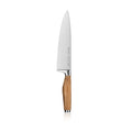 Kokkekniv 20 cm oliventre Grand Wood forfra