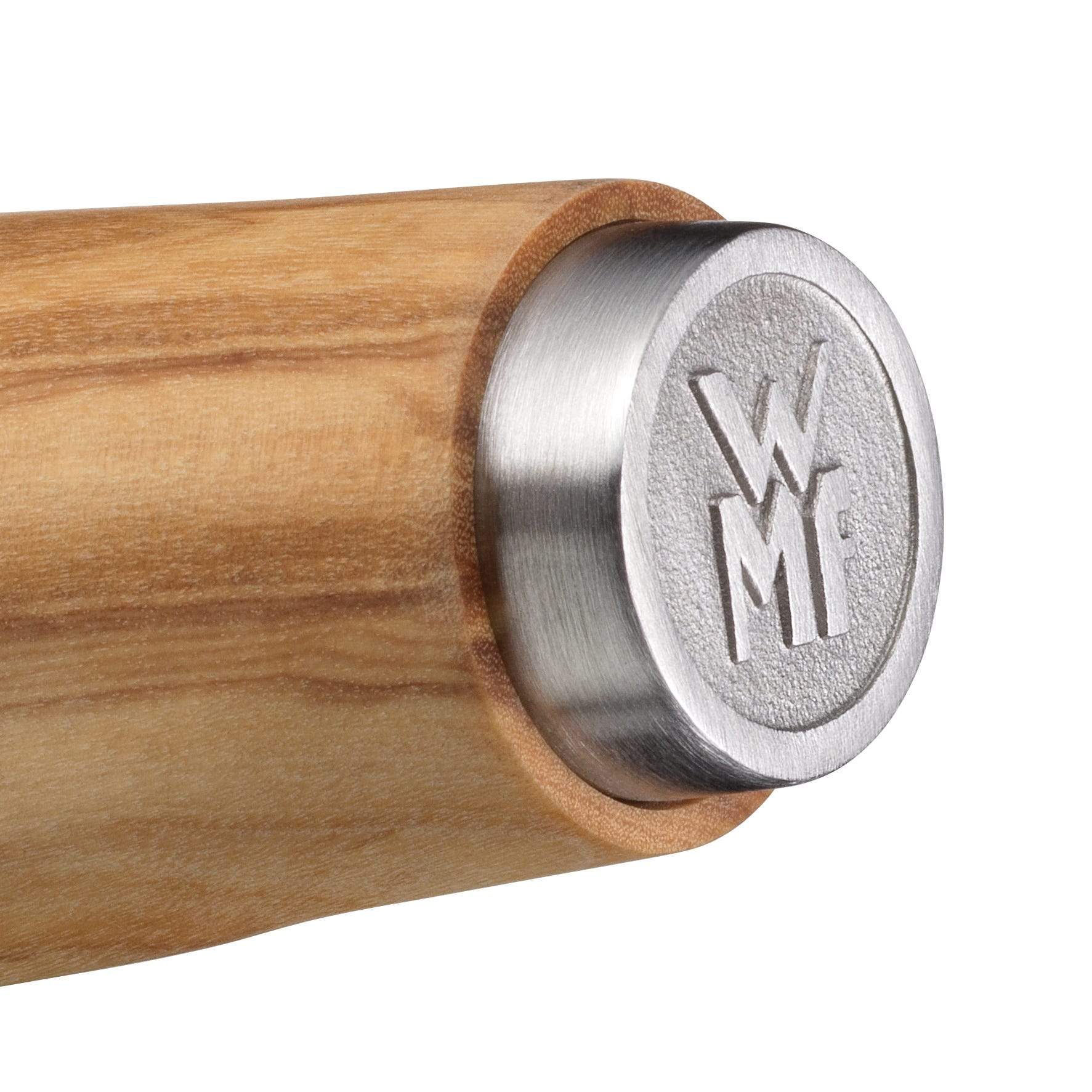 Kokkekniv 20 cm oliventre Grand Wood bakside