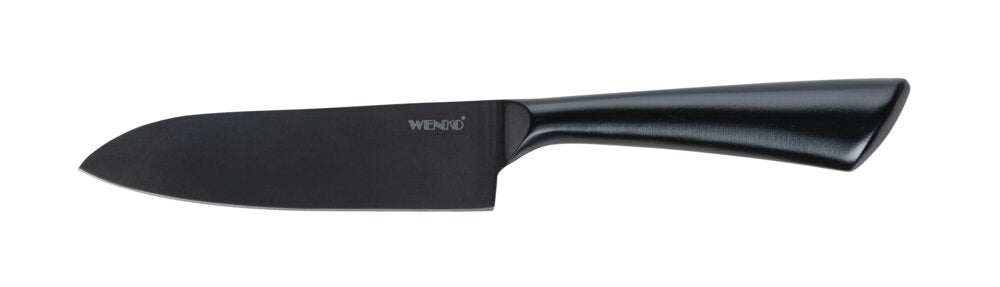 Kokkekniv Ace rustfritt stål svart - WENKO forfra