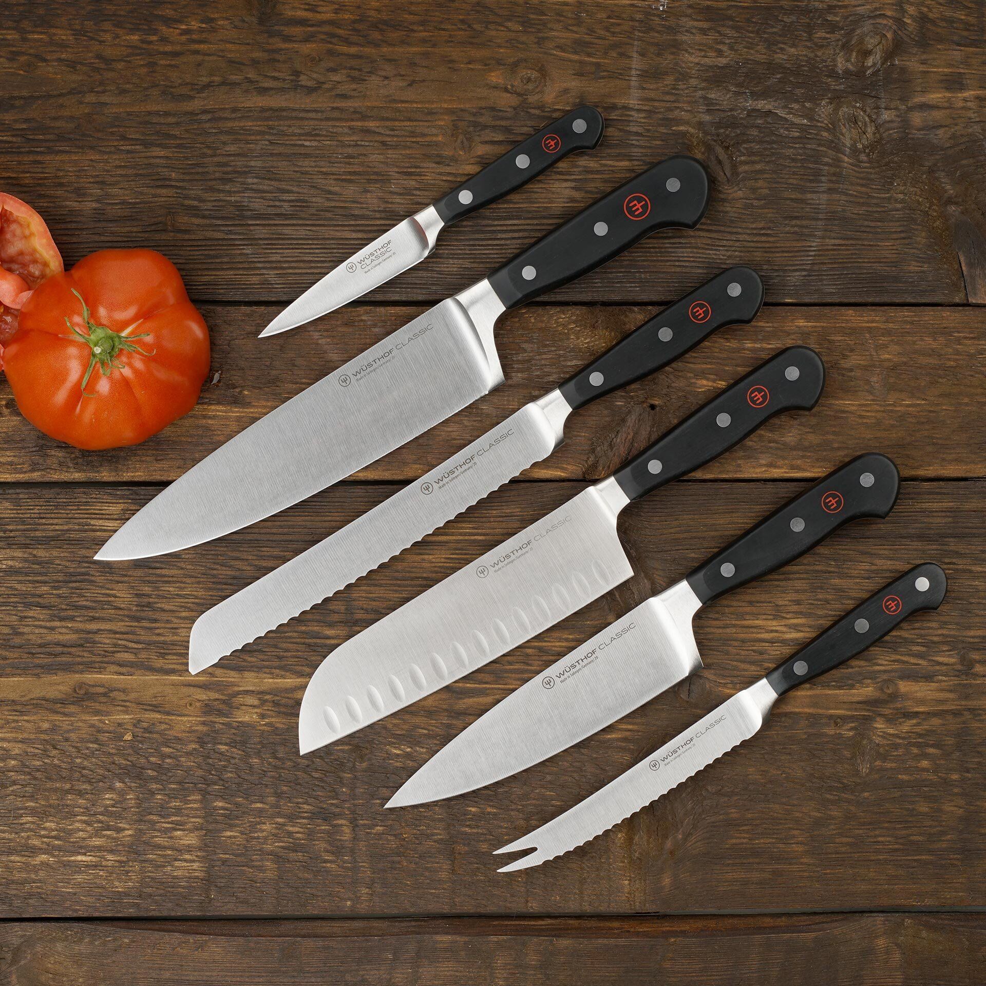 Detalj av Kokkekniv Classic 20 cm rustfritt stål - Wüsthof blad
