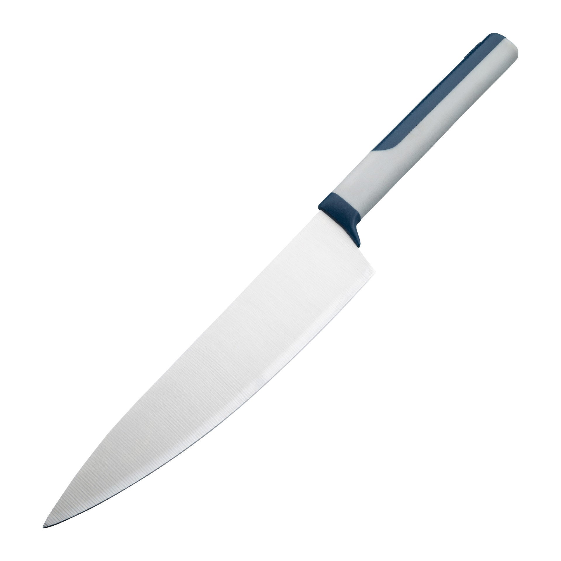 Kokkekniv Ocean Blue 33,5 cm rustfritt stål soft-touch forfra