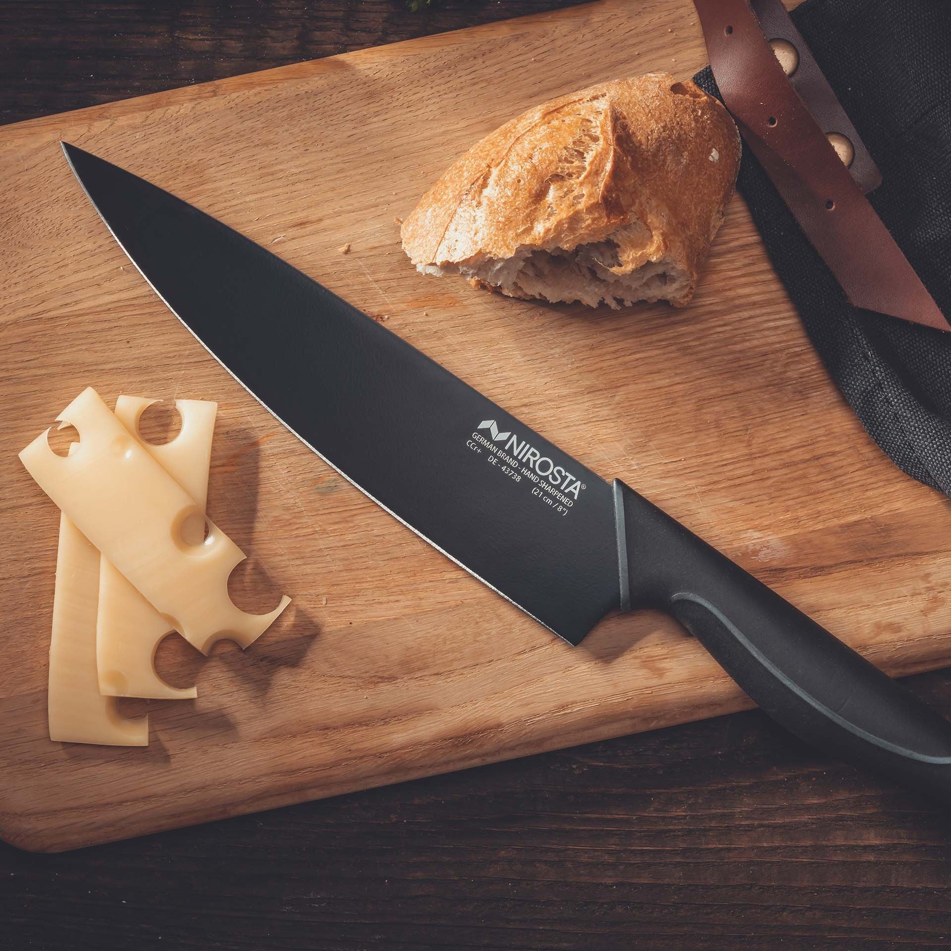 Kokkekniv Wave 21 cm med non-stick blad bakside