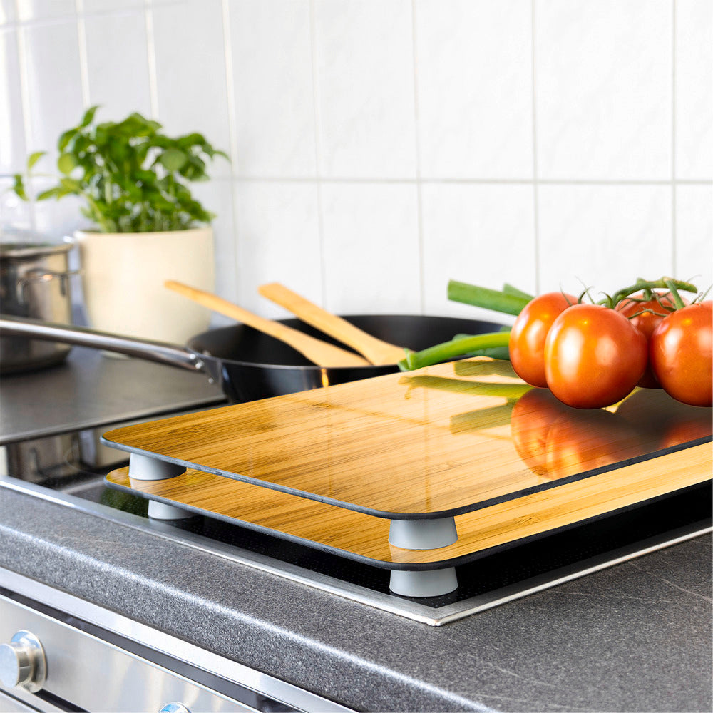 Komfyrdekkplater glass universal 2-delt sett treimitasjon - Wenko