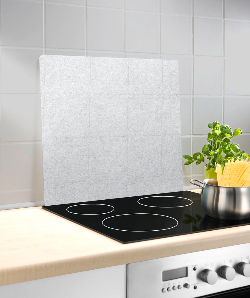 Komfyrdeksel glass universal 3-i-1 50×56 cm gjennomsiktig ved vask