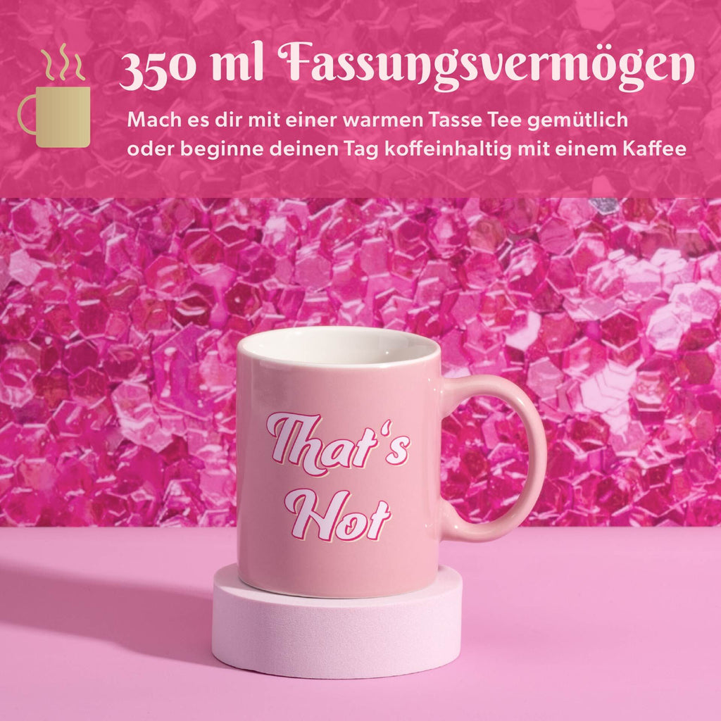 Kopp "That's Hot" keramikk 350 ml vist i bruk