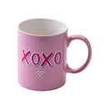 Kopp "XOXO" rosa keramikk 350 ml fra Paris Hilton forfra