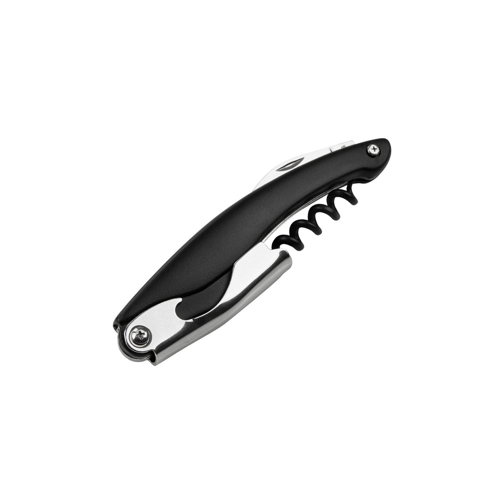 Korketrekker servitørkniv Specter matt svart 11 cm - Fackelmann forfra