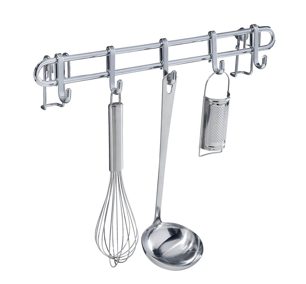 Krokrekke metall 40 cm med 5 kroker Style-serien - WENKO forfra
