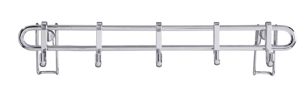 Detalj av krokene på Krokrekke metall 40 cm med 5 kroker Style-serien - WENKO