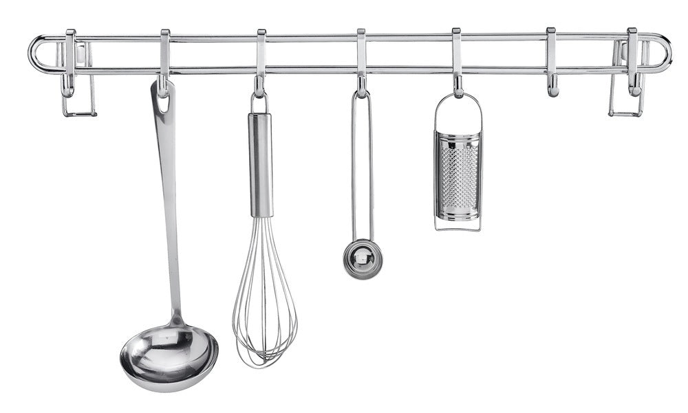Krokrekke metall 60 cm med 7 kroker Style-serien - WENKO bakside