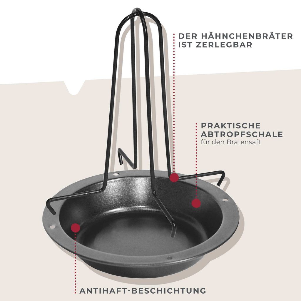 Kyllingsteiker non-stick karbonstål detalj