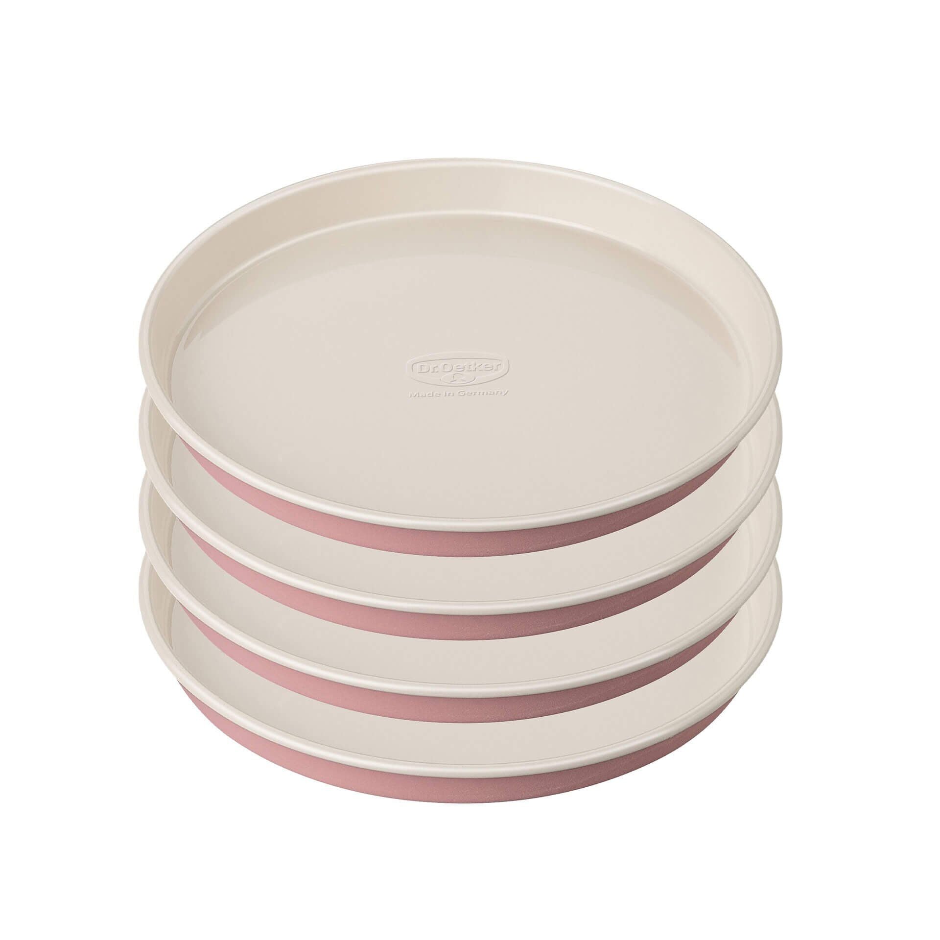 Lagkakeformer 4-delt Ø17 cm non-stick Retro Design - Dr. Oetker forfra
