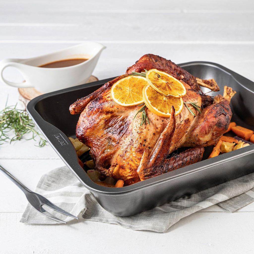 Langpanne XXL non-stick 40x34 cm ekstra høy kant - Zenker bakside